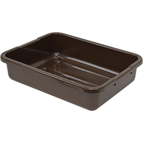Bac d'entreposage tout usage &agrave; fond rainur&eacute;, 5" ha x 15" p x 21" lo, Plastique, Brun Oxford Builders Supplies Inc