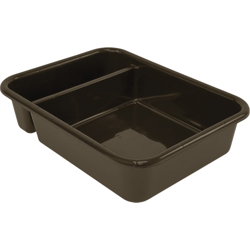 Bac d'entreposage tout usage &agrave; compartiment, 5" ha x 15" p x 20" lo, Plastique, Brun Oxford Builders Supplies Inc