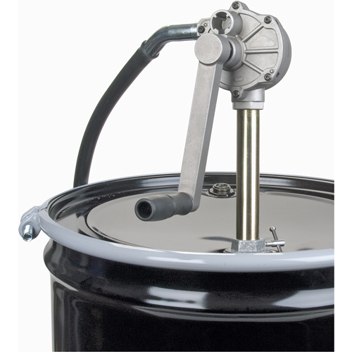 Rotary Type Drum Pump, Aluminum, Fits 15-55 Gal., 6-3/4 oz. per revolution Oxford Builders Supplies Inc