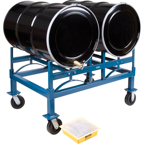Porte-barils empilables, 2 barils, Capacit&eacute; de 1600 lb, 45-1/2" la x 30" p x 12-1/2" h Oxford Builders Supplies Inc