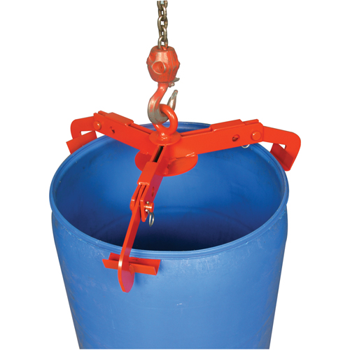 Leveurs de barils ouverts, 30 - 55 gal. US (25 - 45 gal. imp.), Cap. 1000 lb/454 kg Oxford Builders Supplies Inc