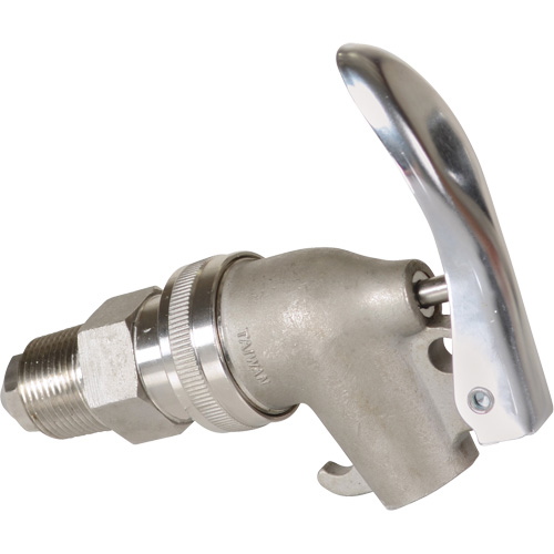 Robinet de baril manuel, Acier inoxydable, NPT de 3/4" Oxford Builders Supplies Inc