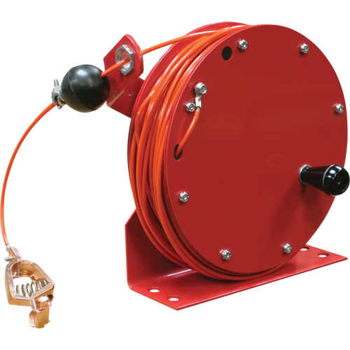 G 3000 Static Discharge Grounding Reel, 100' Length, Heavy-Duty Oxford Builders Supplies Inc