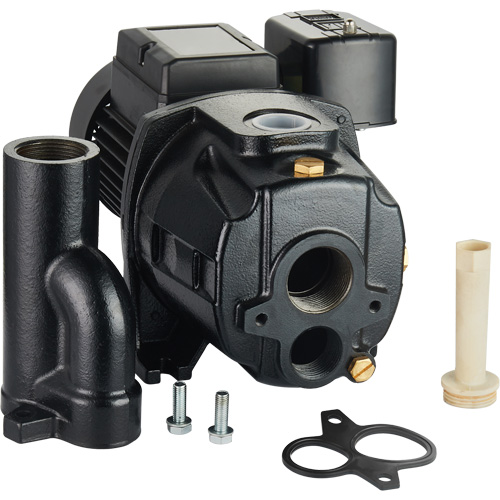 Dual Voltage Cast Iron Convertible Jet Pump, 115 V/230 V, 1400 GPH, 3/4 HP Oxford Builders Supplies Inc
