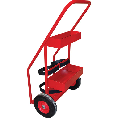 Chariot de prevention d'incendie pour travaux &agrave; chaud, Roues Semi-pneumatique, Base de 17,75" la x 8,9" lo, 100 lb Oxford Builders Supplies Inc