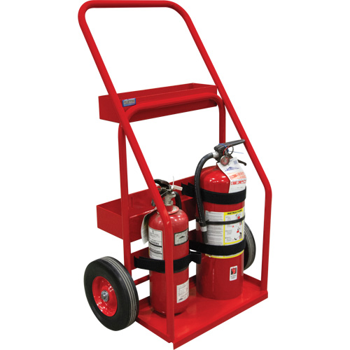 Chariot de prevention d'incendie pour travaux &agrave; chaud, Roues Semi-pneumatique, Base de 17,75" la x 8,9" lo, 100 lb Oxford Builders Supplies Inc