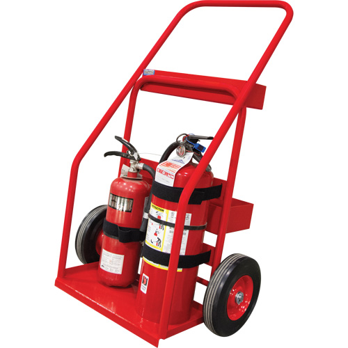 Chariot de prevention d'incendie pour travaux &agrave; chaud, Roues Semi-pneumatique, Base de 17,75" la x 8,9" lo, 100 lb Oxford Builders Supplies Inc