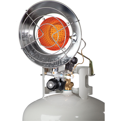 Single Tank-Top Heater, Radiant Heat, Propane, 15000 BTU/H Oxford Builders Supplies Inc