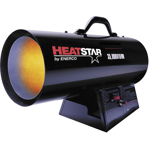 Contractor Series Forced Air Heater, Fan, Propane, 35000 BTU/H Oxford Builders Supplies Inc