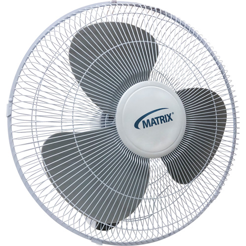 Ventilateur mural oscillant, Commercial, 3 vitesses, Diam&egrave;tre de 16" Oxford Builders Supplies Inc