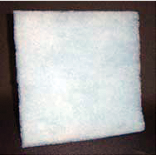 Synthetic Media Filters, Pad, MERV 5, 20" W x 2" D x 18" H Oxford Builders Supplies Inc