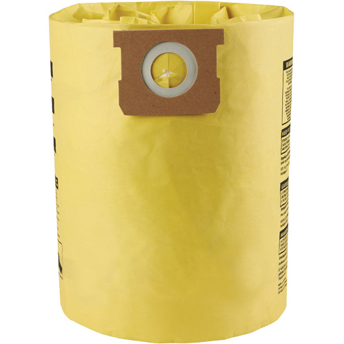 Sacs filtrants pour d&eacute;bris secs jetables &agrave; haute efficacit&eacute; de type I, 10 - 14 gal. US Oxford Builders Supplies Inc