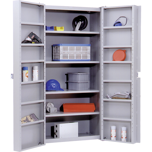 Armoires robustes &agrave; portes creuses, 38" la x 24" p x 72" h, 4 tablettes Oxford Builders Supplies Inc