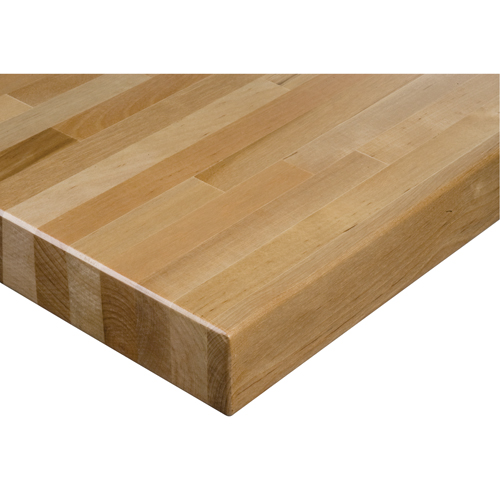 Dessus d'&eacute;tabli en bois dur stratifi&eacute;, 84" la x 24" p, Bordure Carr&eacute;e, &eacute;paisseur 1-3/4" Oxford Builders Supplies Inc