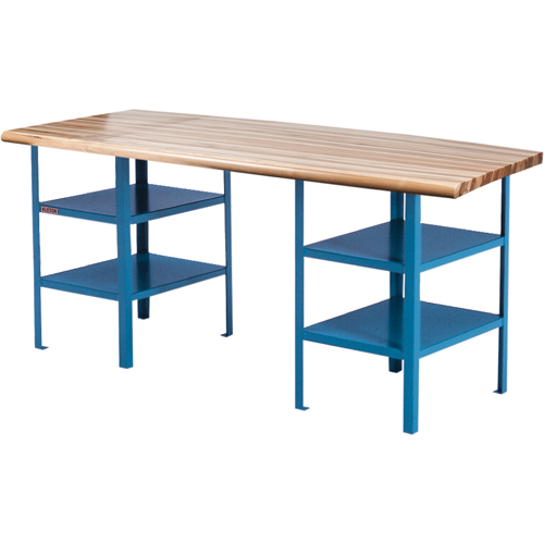 &eacute;tabli sur pi&eacute;destal extra robuste, Cap 2500 lb, 120" la x 30" p, 34" h Oxford Builders Supplies Inc