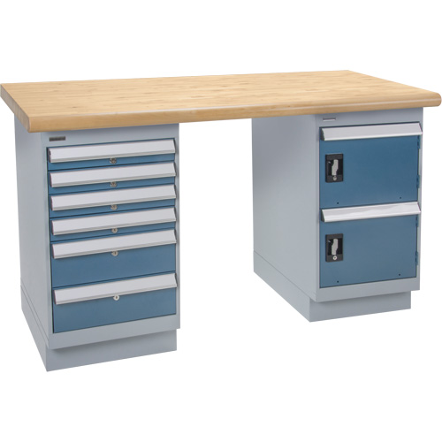 &eacute;tabli, Porte & tiroirs, Cap 2500 lb, 72" la x 36" p, 34" h Oxford Builders Supplies Inc