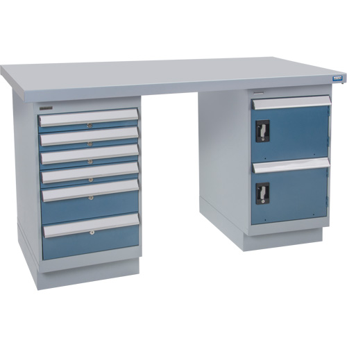 Workbench, 60" W x 36" D x 34" H, 2500 lbs. Capacity Oxford Builders Supplies Inc
