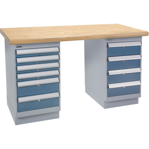&eacute;tabli pr&eacute;conçu, Deux tiroirs, Cap 2500 lb, 72" la x 36" p, 34" h Oxford Builders Supplies Inc