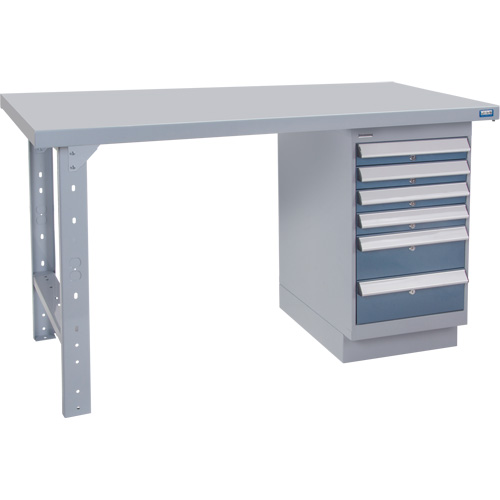 &eacute;tabli pr&eacute;conçu, 72" la x 36" p x 34" h, Capacit&eacute; 2500 lb Oxford Builders Supplies Inc