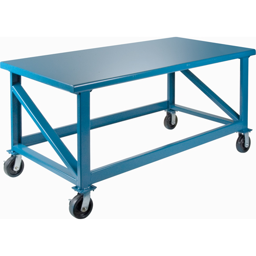 Extra Heavy-Duty Workbenches - All-Welded Benches, Steel Surface Oxford Builders Supplies Inc