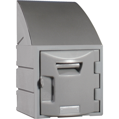 Locker, 12" x 15" x 25", Grey, Assembled Oxford Builders Supplies Inc