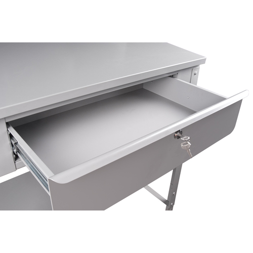 Pupitre d'atelier ouvert, 34-1/2" la x 30" p x 53" h, Gris Oxford Builders Supplies Inc