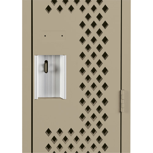 Casiers Clean Line, 12" x 15" x 72", Acier, Beige, Rivet (assembl&eacute;), Perfor&eacute; Oxford Builders Supplies Inc
