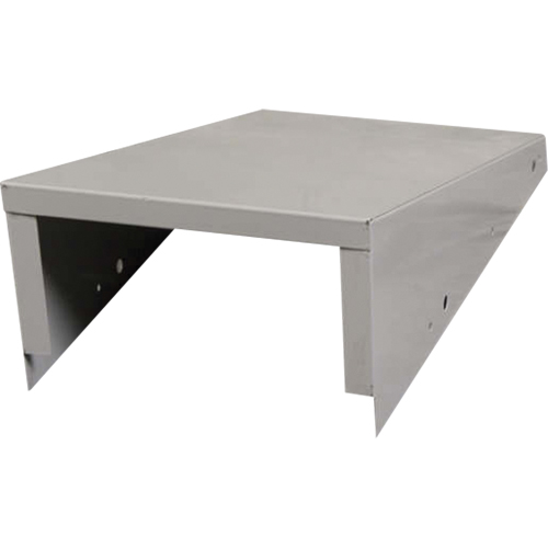 Clean Line Economy Lockers Slope Top, 1 Bank, 18" D x 12" W x 6" H, Grey, Steel Oxford Builders Supplies Inc