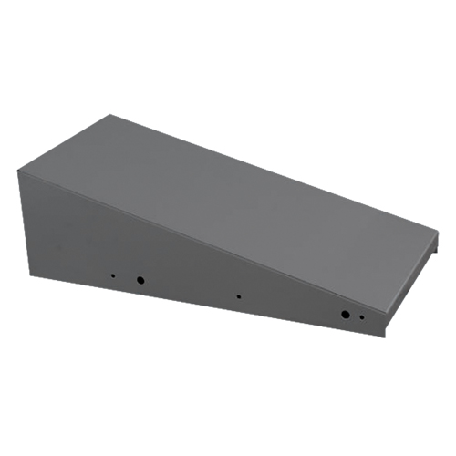Clean Line Economy Lockers Slope Top, 1 Bank, 18" D x 12" W x 6" H, Steel Oxford Builders Supplies Inc