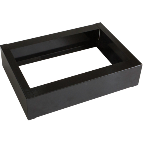 Base encastr&eacute;e pour casiers robustes enti&egrave;rement soud&eacute;e Concorde, 1 Blocs, 4" lo x 12" la x 17" p, Noir, Acier Oxford Builders Supplies Inc