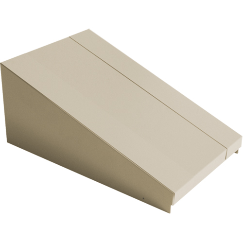 All-Welded Concorde - Heavy-Duty Lockers Sloping Top, 1 Bank, 18" D x 12" W x 6" H, Beige, Steel Oxford Builders Supplies Inc