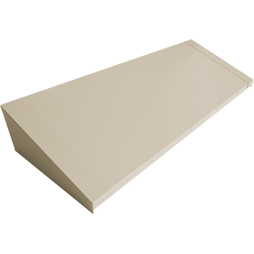 All-Welded Concorde - Heavy-Duty Lockers Sloping Top, 4 Bank, 18" D x 48" W x 6" H, Beige, Steel Oxford Builders Supplies Inc