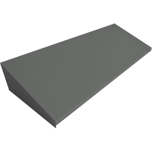 Dessus inclin&eacute; pour casiers robustes enti&egrave;rement soud&eacute; Concorde, Bloc de 4, 18" p x 48" la x 6" ha, Acier Oxford Builders Supplies Inc