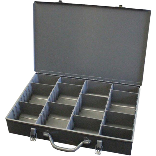 Compartment Steel Scoop Boxes, 17.875" W x 12" D x 3" H, 13 Compartments Oxford Builders Supplies Inc