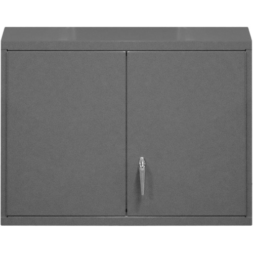 Armoire murale, 27" h x 29-7/8" la x 13-11/16" p, 2 tablettes, Acier, Gris Oxford Builders Supplies Inc
