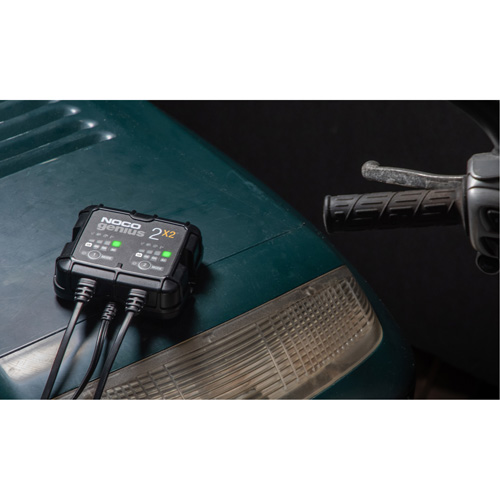Chargeur de batterie 2 sorties de 4 A Genius 2X2 Oxford Builders Supplies Inc