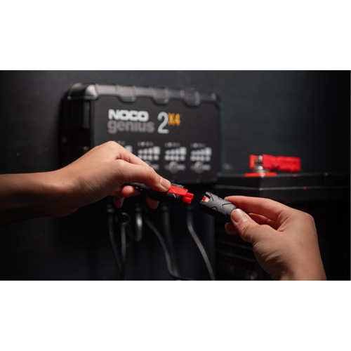 Chargeur de batterie 4 sorties de 8 A Genius 2X4 Oxford Builders Supplies Inc