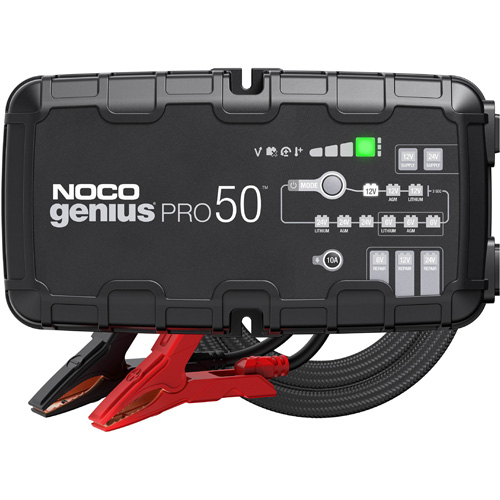 Genius&reg; Pro50 50-Amp Battery Charger Oxford Builders Supplies Inc