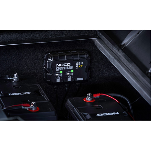 Genius&reg; Gen5X2 2-Bank, 10-Amp On-Board Battery Charger Oxford Builders Supplies Inc