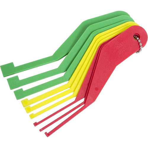 Jeu de 9 jauges combin&eacute;es pour l&eacute;paisseur des garnitures de frein Oxford Builders Supplies Inc
