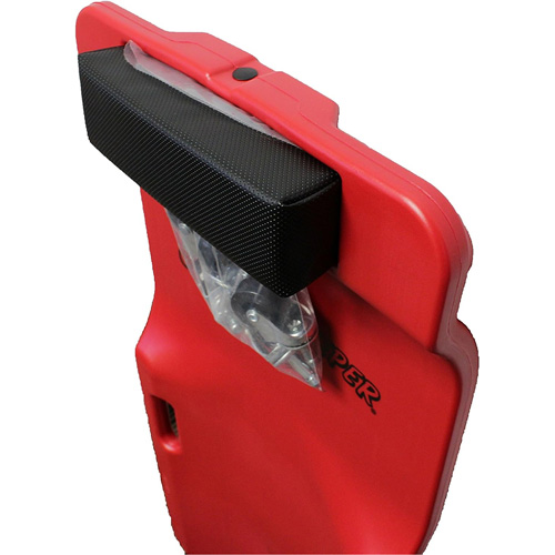Sommier rouge &agrave; profil bas, en plastique robuste Oxford Builders Supplies Inc