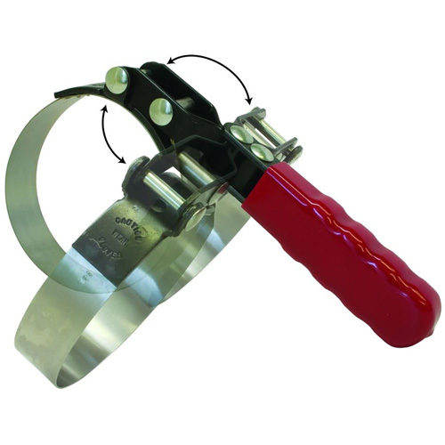 Petite cl&eacute; pour filtre &agrave; huile standard &agrave; prise pivotante, 3-1/2" - 3-7/8" Capacit&eacute; du filtre Oxford Builders Supplies Inc