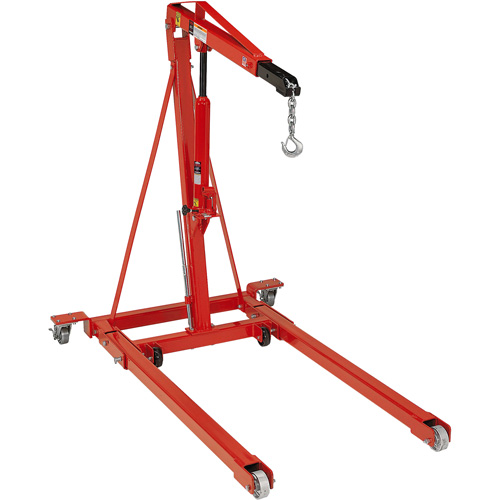 Folding Engine Crane, 2500 lbs. (1.25 tons) Capacity Oxford Builders Supplies Inc