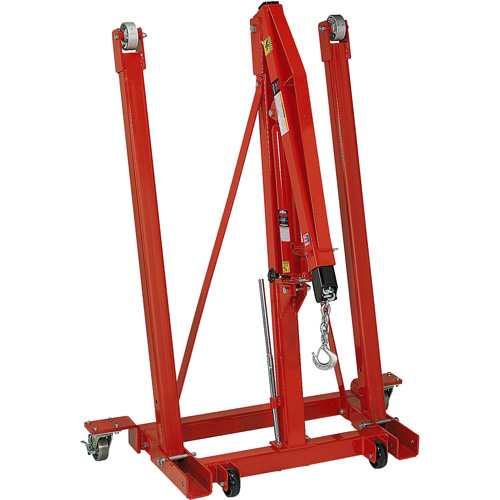 Folding Engine Crane, 2500 lbs. (1.25 tons) Capacity Oxford Builders Supplies Inc