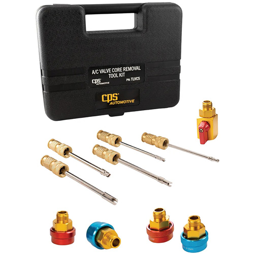 Ensemble de 10 morceaux pour le d&eacute;montage des noyaux de valves de climatisation Oxford Builders Supplies Inc