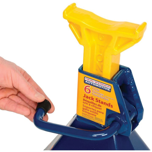 Jack Stand, Locking Handle/Ratchet, 6 tons Capacity, 25-1/4" H Oxford Builders Supplies Inc