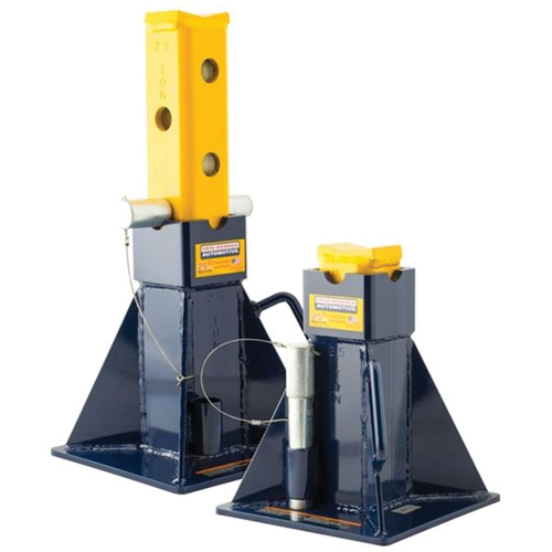 Vehicle Support Stands, Locking Pin, 25 tons Capacity Oxford Builders Supplies Inc