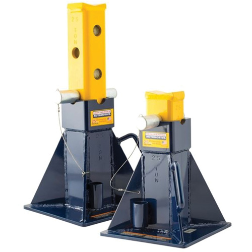 Vehicle Support Stands, Locking Pin, 25 tons Capacity Oxford Builders Supplies Inc