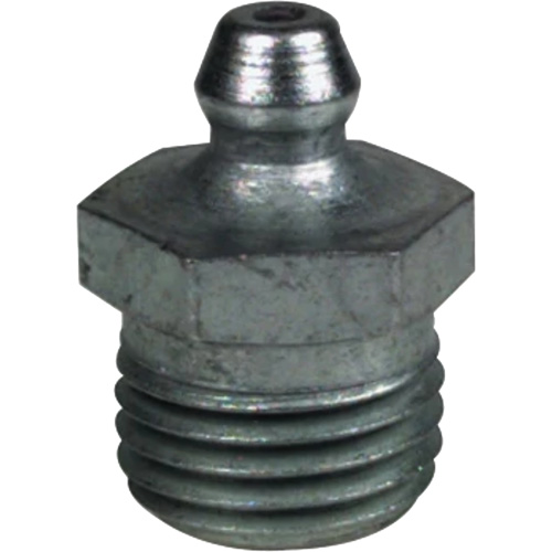 Raccord de graissage droit tr&egrave;s court, Acier, Filetage de 0,25 NPT Oxford Builders Supplies Inc