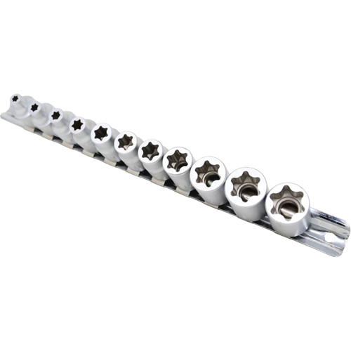 Jeu de douilles Flat-Cut E-"Star", 11 Morceaux, Prise de 3/8" Oxford Builders Supplies Inc